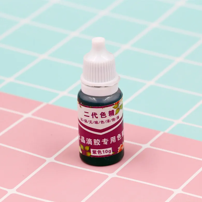 10 шт./лот слайм пигментный наполнитель капля резиновая глина Подвески DIY игрушки клей для слизи игрушка пластилин инструмент Diy ремесла для детей - Color: Red