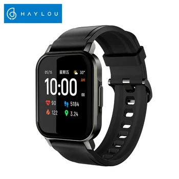 

Haylou LS02 Bluetooth 5.0 Smart Watch IP68 Waterproof 12 Sport Modes Sleep Management 260mAh Battery Smart Band