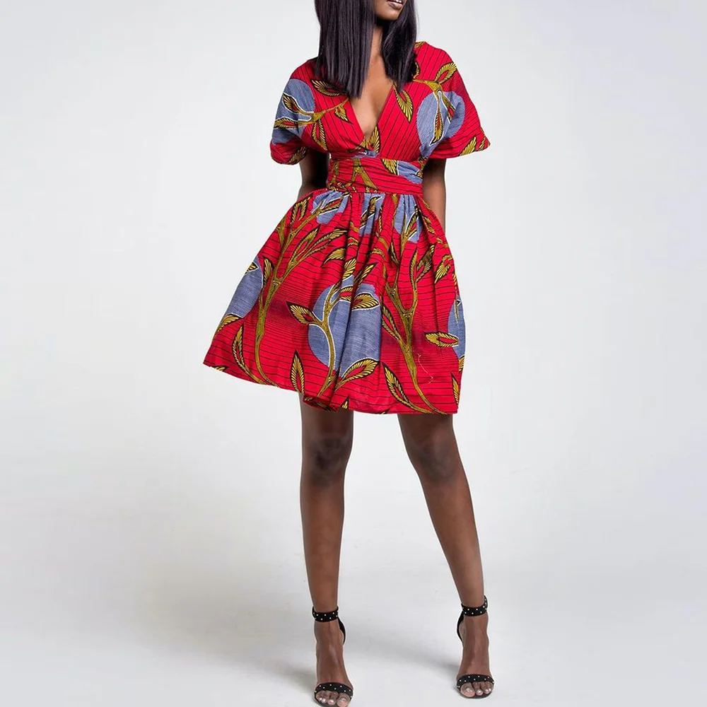 

Elegant V Neck Cocktail Dress Night Club Short Mini A Line Short Sleeves Evening Party Gowns Dinner Cocktail Dresses