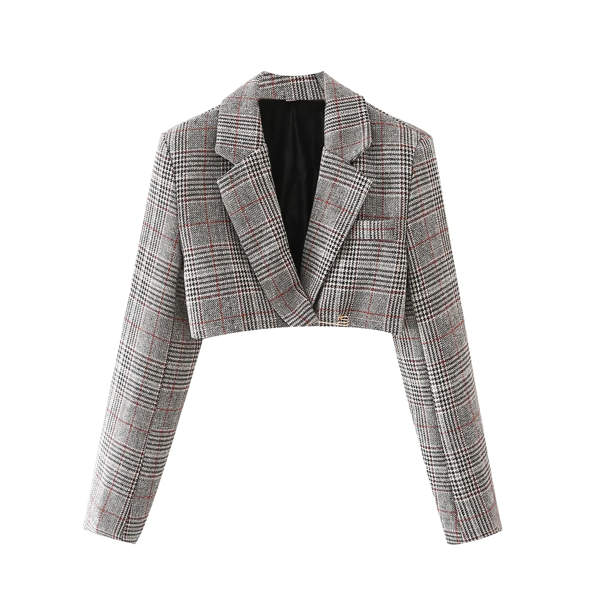 de blazer y Falda corta para mujer, chaqueta elegante con muescas de manga larga, de de conjunto de 2 piezas, ropa de Oficina de las mujeres, conjuntos de