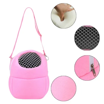 

Small Animals Carrier Travel Portable Hanging Bag for Rat Hamster Chinchilla Pet Supplies