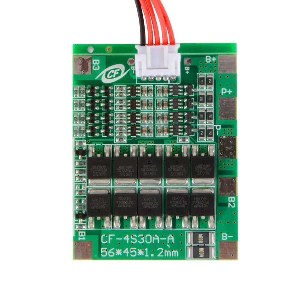 Оригинальный 4S 30A 14 8 V литий ионный 18650 BMS батареи пакеты Щит защиты печатной платы