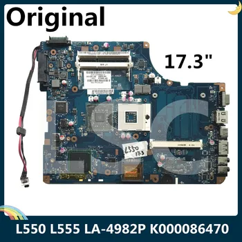 

LSC 17.3" For Toshiba satellite L550 L555 Laptop Motherboard KSWAA LA-4982P K000086470 DDR3