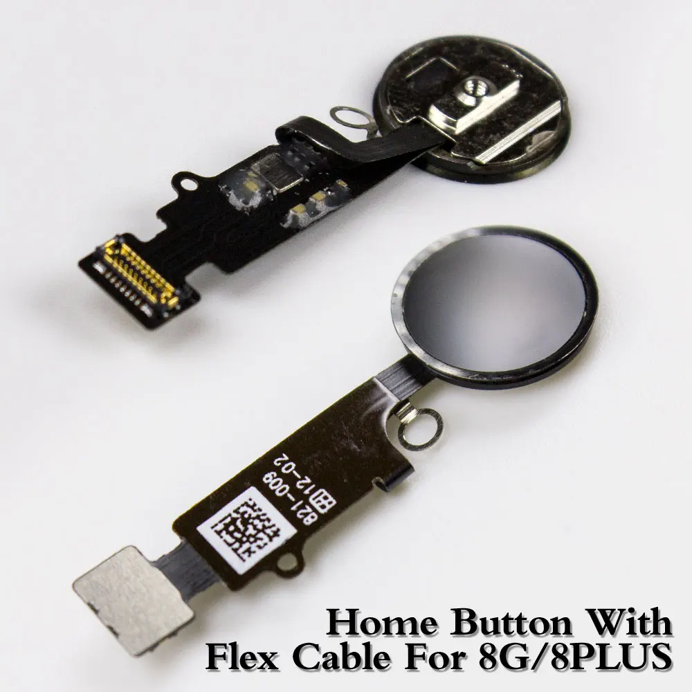 

1psc Home button Flex Assembly for iPhone 8 8 Plus 7 7 Plus 6s Plus 6s 6 Plus 6 Mobile Phone Flex Cables Home Button Flex Cable+