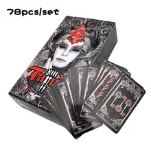 78 шт./упак. темное Таро карты английская Магия таинственный Гадания и предсказания судьбы карты Для женщин Настольная игра Arot игральной карты для личного Применение