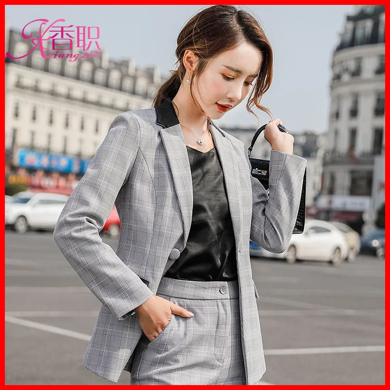 

2019 WOMEN'S Suit Long Sleeve Small Suit WOMEN'S Coat Autumn And Winter New Style Slim Fit Elegant Workwear Commuting Work Cloth