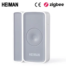 HEIMAN Zigbee магнитный переключатель детектор открытия двери и окна датчик сигнализации для умного дома охранной сигнализации дома HEIMAN Zigbee магнитный переключатель детектор открытия двери и окна датчик сигнализации для умного дома охранной сигнализации дома