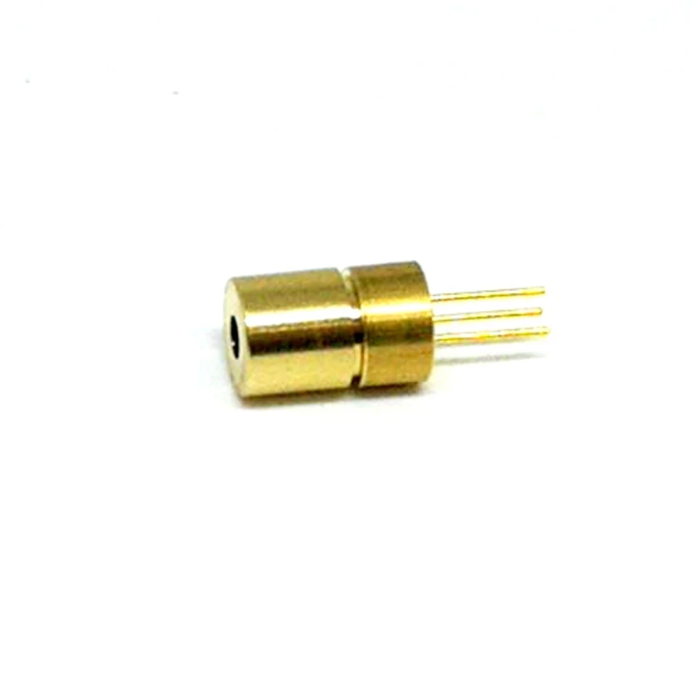 650nm 5mw Laser Diode w 6x10mm Brass Housing & 5mm Focus Lens Focusable Head DIY Laser Sensor Module