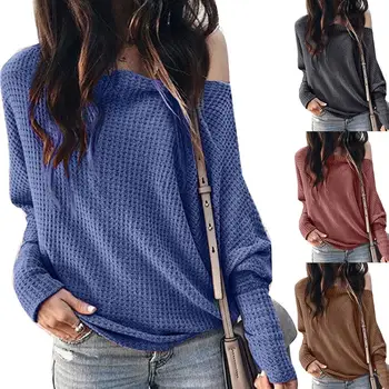 

2018 Women Sweaters And Pullovers Autumn Winter Long Sleeve Pull Femme Solid Pullover Female Casual Knitted Collar Sweater