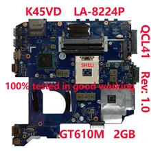 QCL41 LA-8224P материнская плата для ноутбука GT610M 2G материнская плата для ноутбука ASUS A45V A85V K45VD A85V K45V K45VM K45VJ K45VS материнская плата для ноутбука