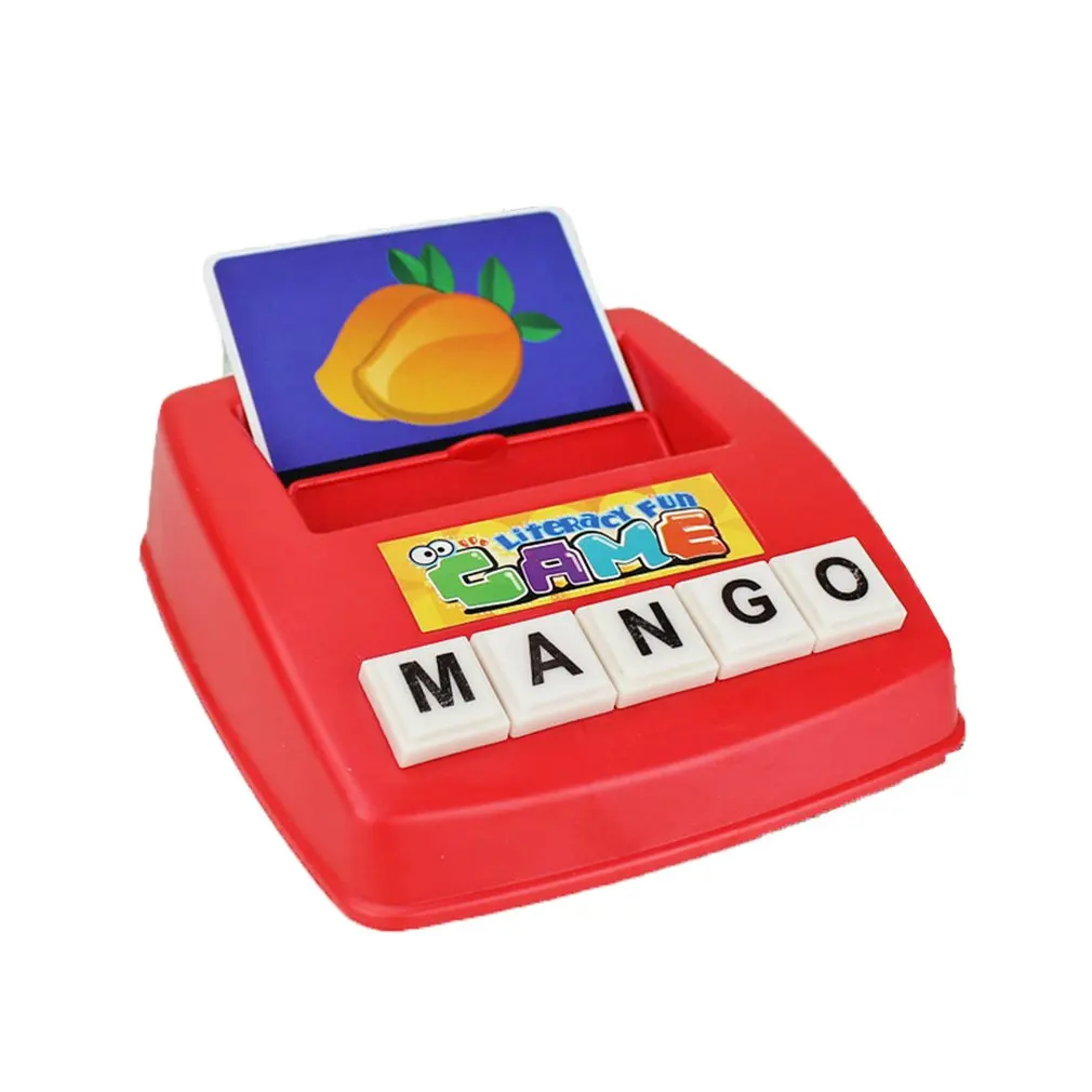 

Kids English Alphabet Game Machine Children'S Early Educational Toys Learn Pinyin English Words See Pictures Literacy Platter