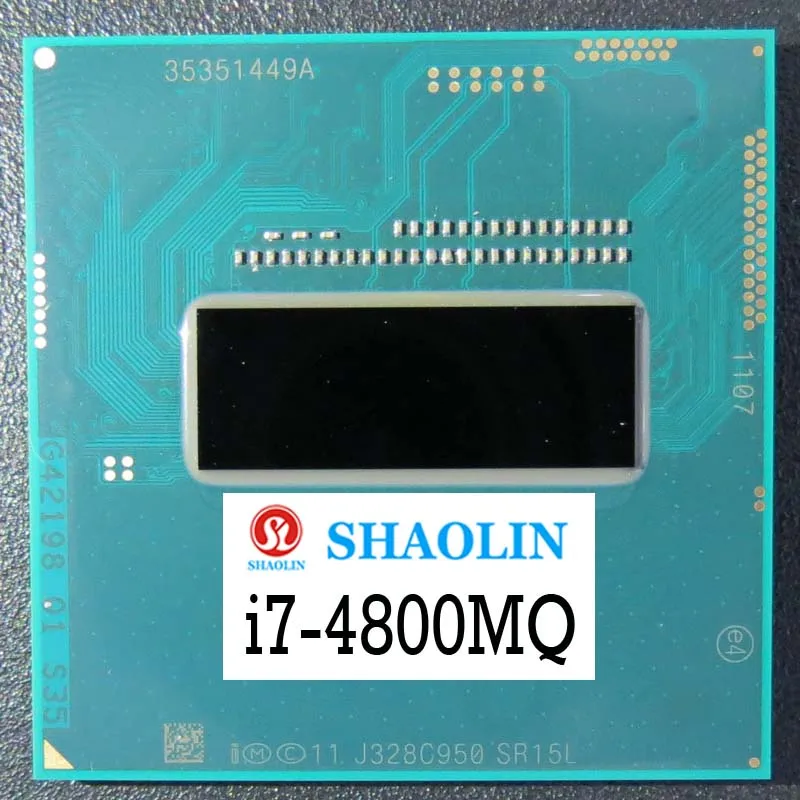 

Скидка 40%, оригинальный четырехъядерный процессор SHAOLIN i7 4800MQ SR15L 2,7 ГГц, восьмипоточный Процессор 6 Мб, 47 Вт, Разъем G3/rPGA946B