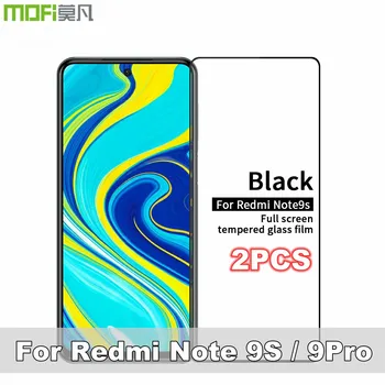 

MOFi Glass for redmi note 9s Full Screen Protector Redmi Note 9Pro Tempered Film Sensitive Touch explosion prool High Definition