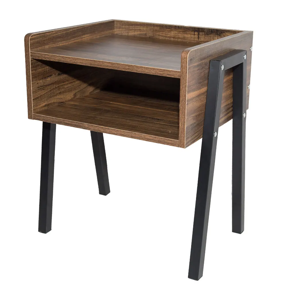 Industrial Nightstand Cabinet For Storage Stackable End Table Side - Industrial Nightstand Cabinet For Storage Stackable End Table Side