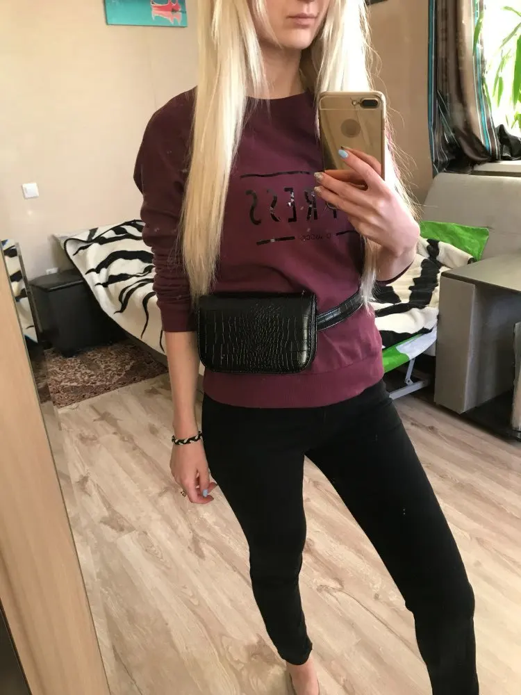 Аллигатор шаблон сумки на пояс для женщин кожа PU Регулируемая сумочка на ремне поясная упаковка бумажник чехол для телефона дамы продавца Сумки для работы
