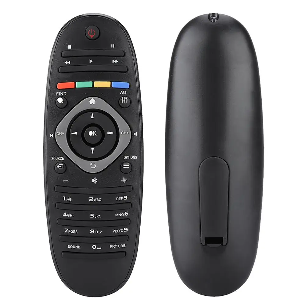 Черный Сменный пульт дистанционного управления для телевизора Philips TV / DVD AUX 2018
