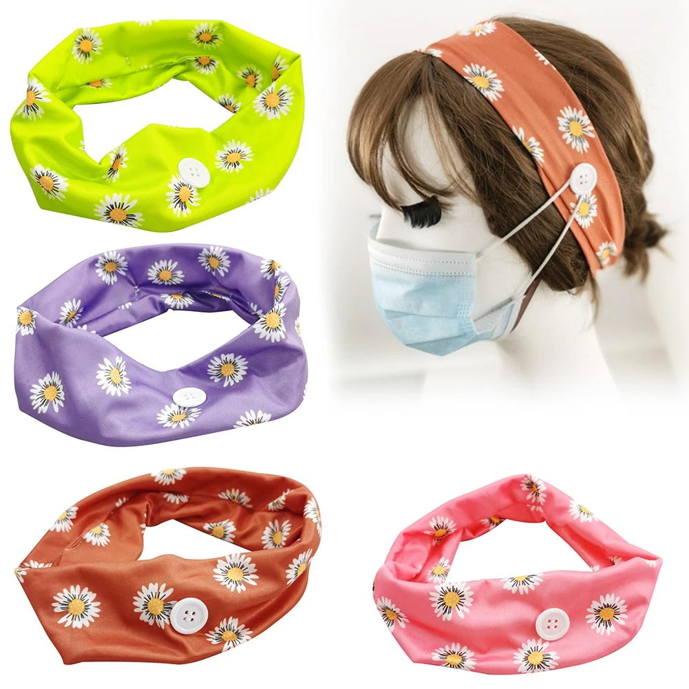 sunflower print headband