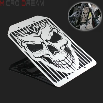 

Skull Pattern Motorcycle Radiator Cover Bezel Grille Guard Protector For Kawasaki Vulcan 1500 1700 VN1500 VN1700 Classic All