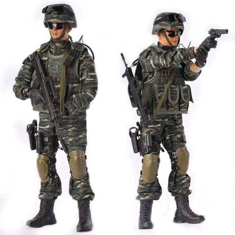 1/6 Military Soldier Armed Police Fgure Marine Corps Action Figure Peacekeeping Force Commando Team Multi-Weapon Toy | Игрушки и хобби