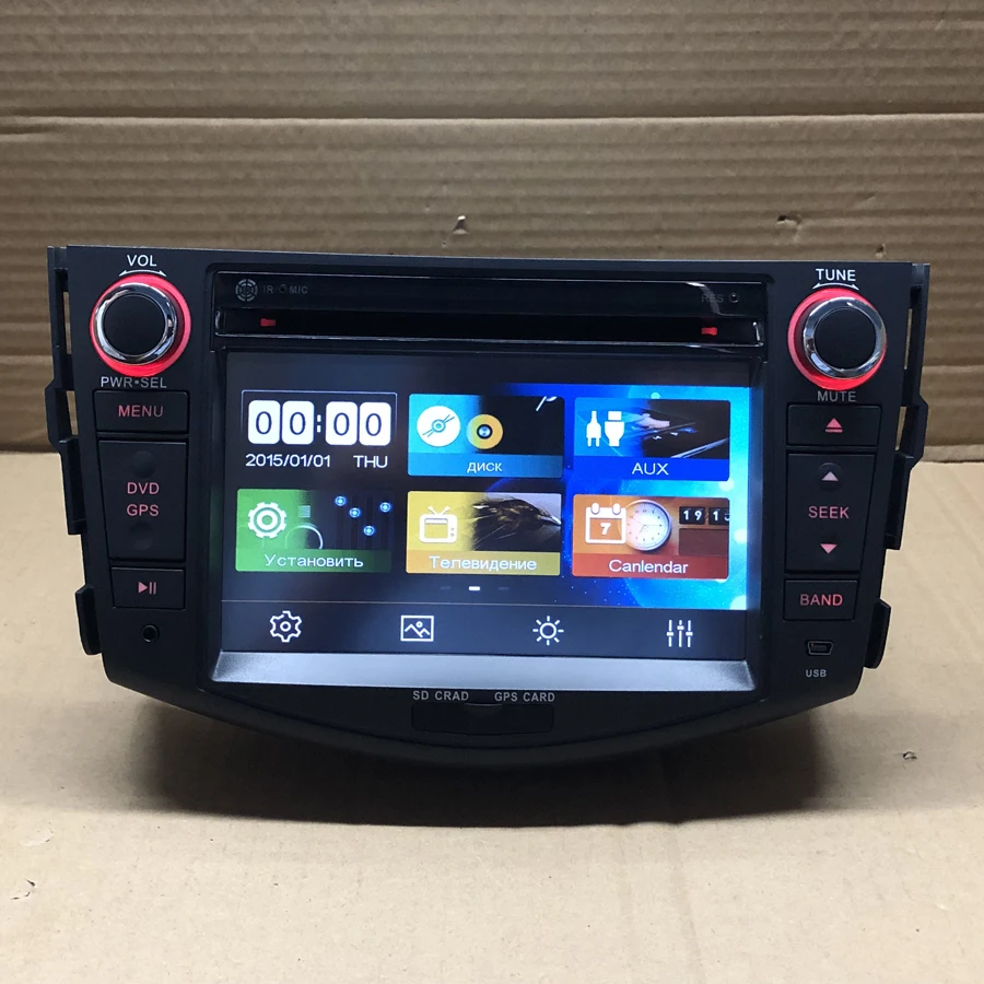 BYNCG 8 inch 2 Din Car DVD Player FOR TOYOTA RAV4 2006-2012 GPS Navigation in Dash Car PC Stereo TV gps Radio BT SD USB