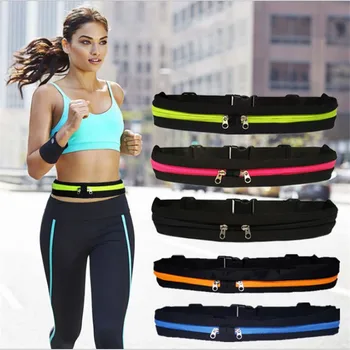 

Waist Pack Men Women Fashion Double Pocket Waterproof Phone Belt Nylon Casual Small Bag For Traveling Running Sport Fanny pack