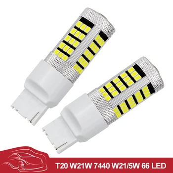 

2pcs ANBLUB 7440 T20 W21/5W LED Car Brake Lights 12V 5630 5730 33SMD Auto Reverse Bulb Parking Lamp Signal Lights