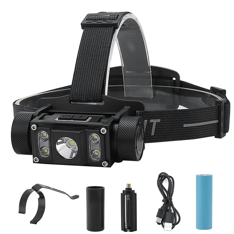 

1200LM LED Head Flashlight L2+XPG2 LED Headlamp 18650 21700 Water proof Camping Fishing Led Head Lamp for Night Lighting