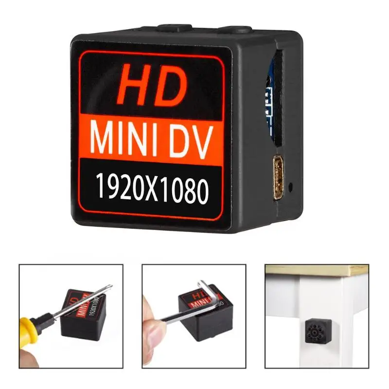 S1000 мини камера 1080P Датчик движения ночного видения видеокамера DVR Спорт DV