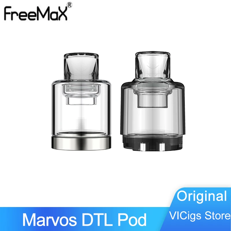 Tanie Oryginalny FreeMax Marvos Glass DTL Pod 4.5ml pusty wkład obsługuje MS cewka z siatką
