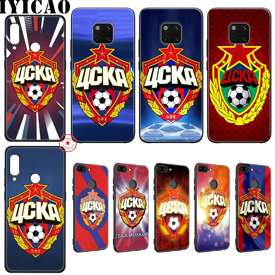 PFC CSKA Moscow Silicone Soft Case for Huawei Nova Smart 5 5T 5i 4E 4 3i 3 2i 2 Lite Mate 30 20 10 Pro | Мобильные телефоны и