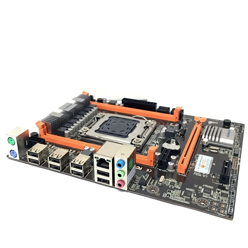 Материнская плата HUANANZHI для настольного компьютера X79 4M USB2.0 SATA2 PCI E SSD 32 Гб