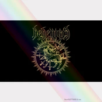 

Behemoth Goat Cross Flag S 3Xl New King Street Merchandise Women Men