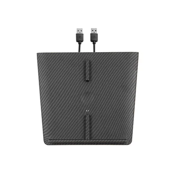 

Phone Charger Convenient USB Car Mounted Efficiency Dual Link Easy Operation Wireless Fast Intelligent For Tesla Model 3