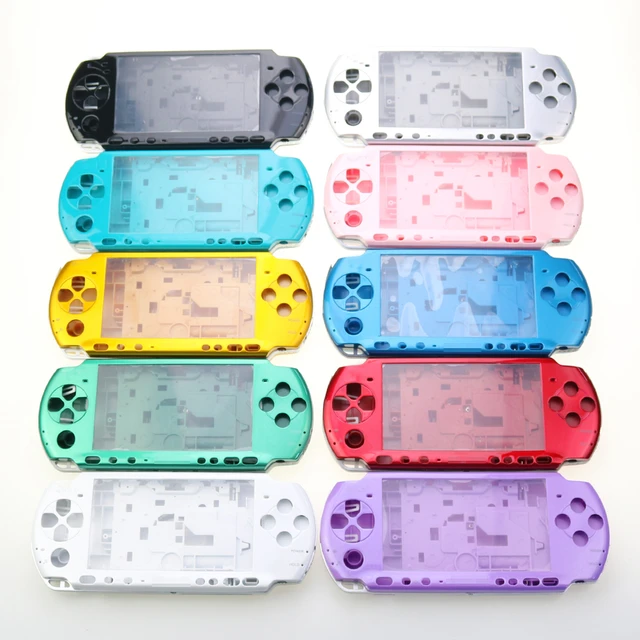 Funda protectora de buena calidad para consola de juegos PSP 3000 PSP3000,  carcasa completa de repuesto, Color azul - AliExpress