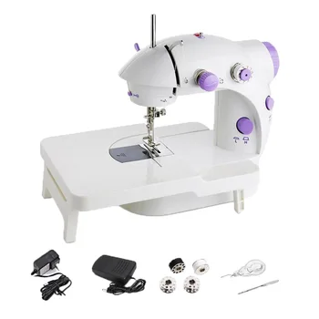 

1Pcs Portable Sewing Machine Double-Line with Extension Table&Accessories