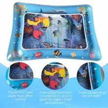 Sommer Aufblasbare Wasser Matte Für Babys Baby Kinder Wasser Spielen Matte Baby Spaß Aktivität Spielen Zentrum Wasser Kissen Infant Spielen matte