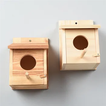 

Large Nest Nest House Bird House Bird House Bird Box Outdoor Birdhouse Wooden Box Round Door