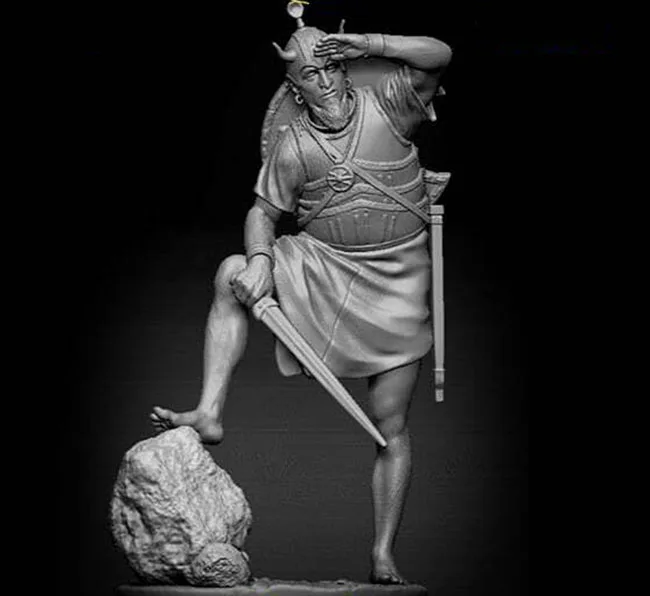 1/24 шкала resin Смола шердан воин Коллекционная фигурка