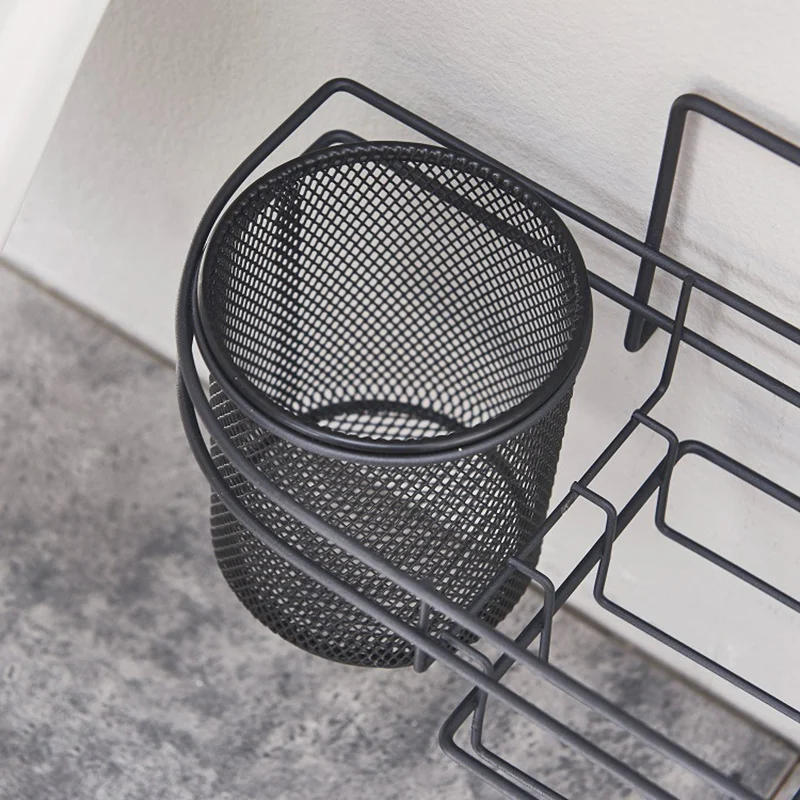 Bathroom Shelf Metal Shelf Storage Rack Stainless Steel Punch-Free Form Shower Kitchen Fitted Wall Storage Organizer Rack