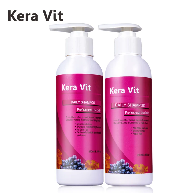 

KeraVit Кератиновое лечение, 250 мл * 2 шт., Кератиновое лечение после ежедневного ухода, шампунь, гладкий блеск, восстановление поврежденных волос, бесплатная доставка