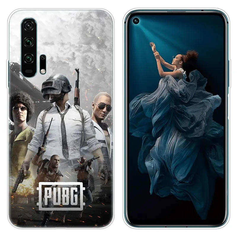 Роскошный силиконовый чехол PUBG game для Huawei NOVA 5 5i Mate 30 Lite Y9 Prime P Smart Z Plus 2019 Honor 8S 8A 9X 20