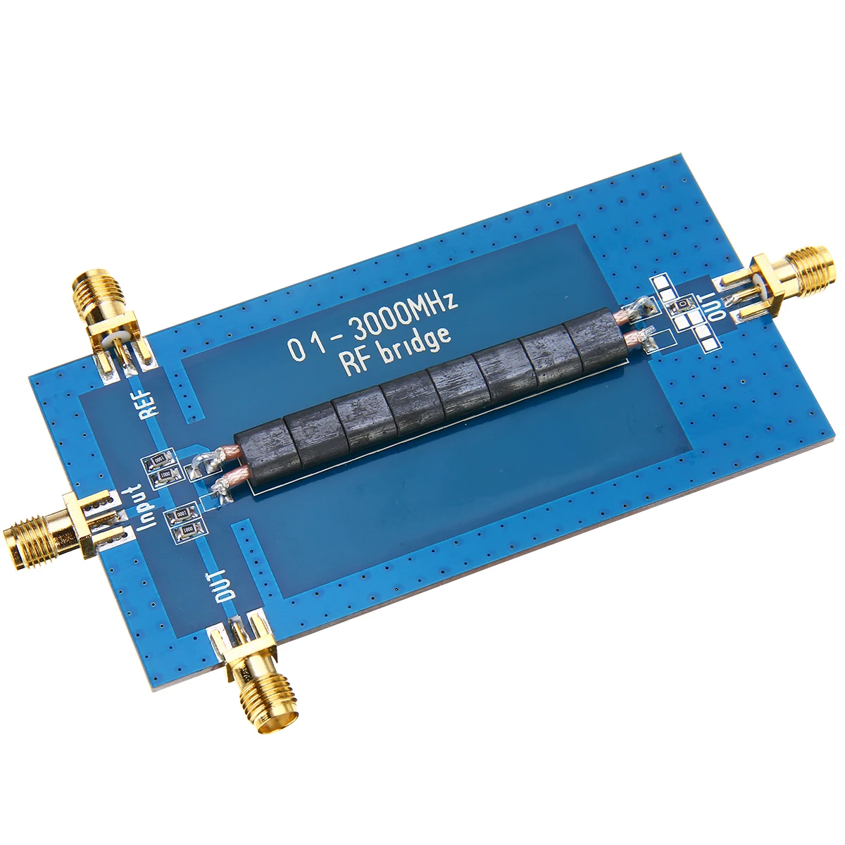РЧ КСВ отражающий мост 0,1-3000 МГц антенный анализатор VHF VSWR Возвратные Потери 45x90 мм