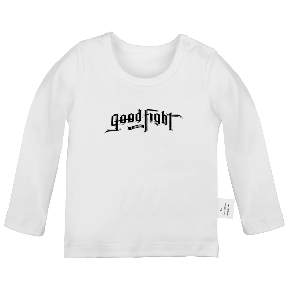 JcBabyYW2228C Be the good Fight Music Enjoy Your Life/футболки для новорожденных мальчиков и девочек футболки с длинными рукавами и графическим принтом для малышей - Цвет: JcBabyYW2228C