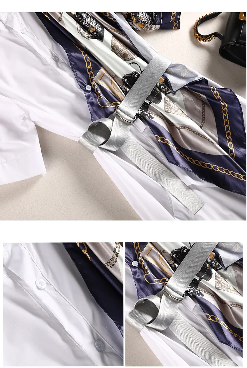 Lan Mu Square Summer New Style Large Size Women's by Age Short Sleeve Shirt Dress Elegant Fat Younger Sister M Slimming Dre
