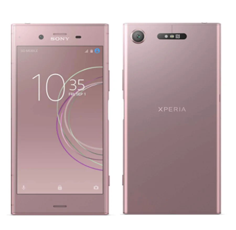 Смартфон sony Xperia XZ1 G8342 с двумя sim-картами LTE, 5,2 дюймов, 4 Гб ОЗУ, 64 Гб ПЗУ, Восьмиядерный, Поддержка NFC, отпечаток пальца - Цвет: Venus Pink