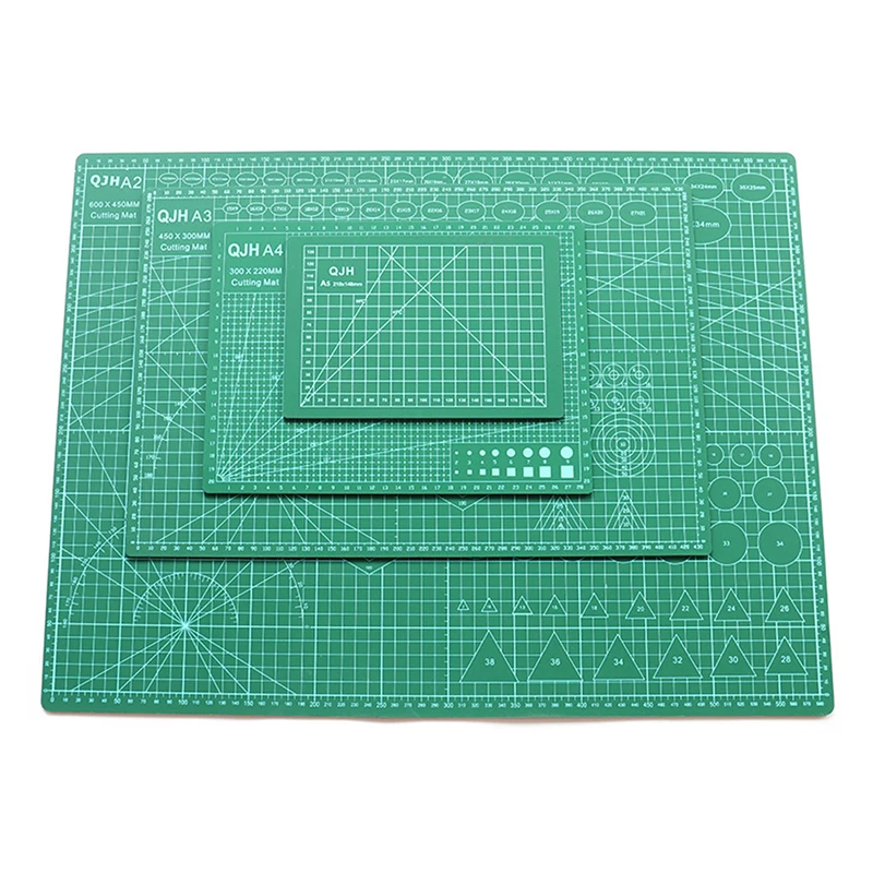A1A2A3A4 PVC Cutting Mat DIY Leather Craft Tool Double-Sided Self-Healing Mat Bottom Plate Cutting Patchwork Sewing Tool Set leather sewing tools