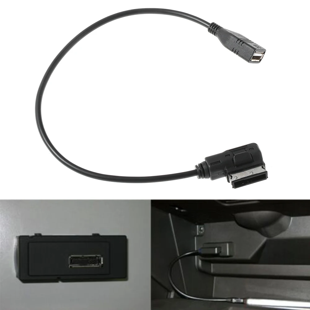 1 шт. USB AUX кабель аудио адаптер MDI MMI AMI к Женский Интерфейс медиа линия для AUDI VW