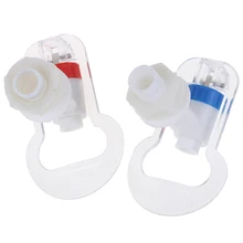 2 шт. 17 мм пластиковая ручка кран компонент Идеальная замена для воды диспенсер кран кухонный кран аксессуар