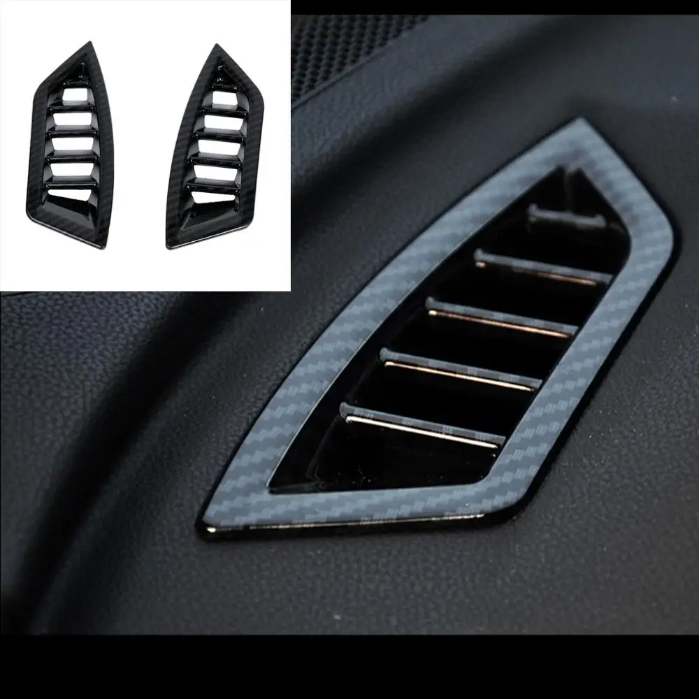 

Front Upper Air Vent Cover Dashboard Outlet ABS Chrome Trim Frame Car Styling Accessories Fit For Subaru XV Crosstrek 2018 2019