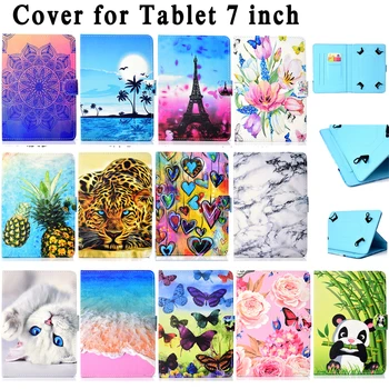 

Universal Fashion Case for Alcatel ONETOUCH ONE TOUCH 1T 7/Pixi 4 7.0/Pixi 3 7.0 7 Inch Leather Tablet PC Stand Protective Cover